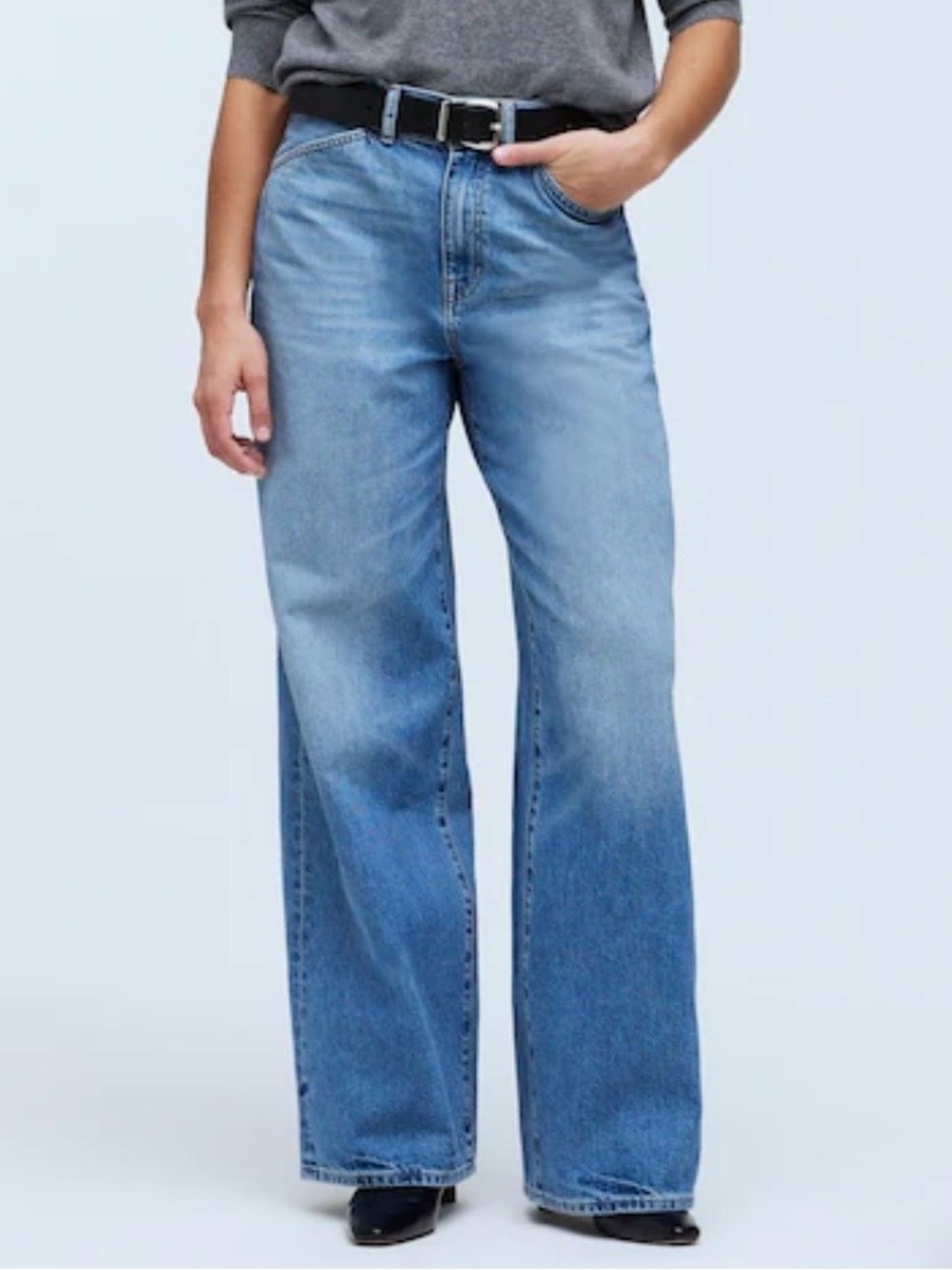 Madewell x Kaihara Superwide-Leg Jeans size 32